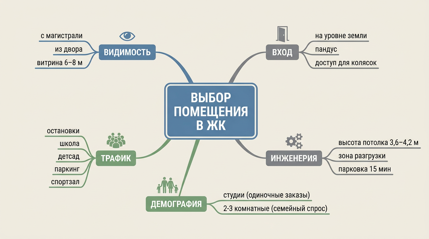 Выбор помещения в ЖК